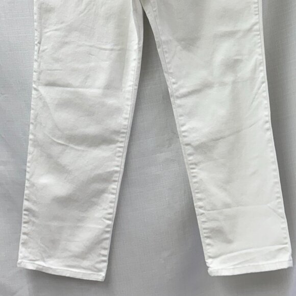 NWOT Gloria Vanderbilt White Jeans. Size: 14 Short - Picture 2 of 6